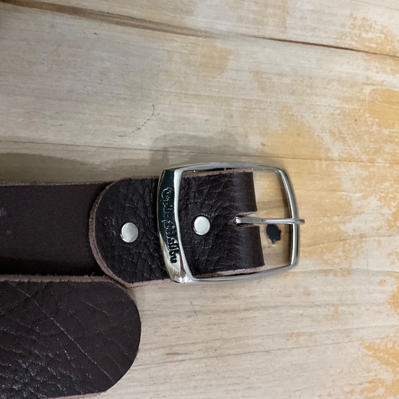 TYLIE MALIBU VINTAGE LEATHER BELT/BROWN